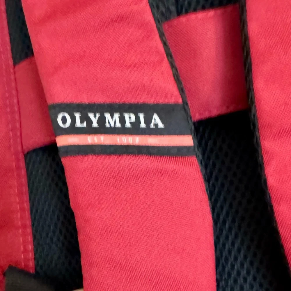 Olympia Red and Black Duke Urban Backpack - NEW